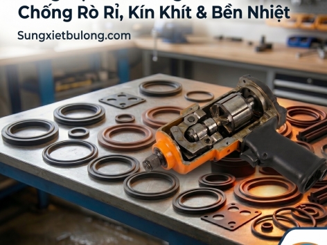 Vòng đệm và Gioăng cao su: Chìa khóa ngăn chặn rò rỉ khí nén tối đa.