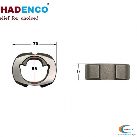 Búa máy mở ốc hai búa 3/4