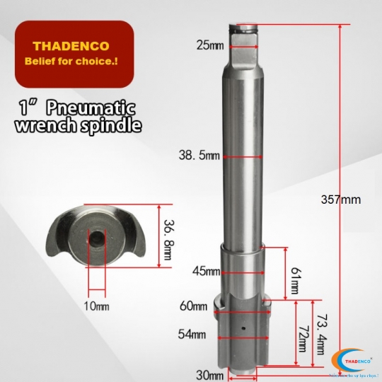 Cốt Đầu Trục Súng Xiết Mở Bu Lông 1 Inch giá rẻ THADENCO
