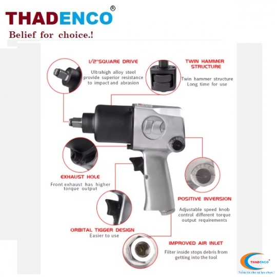 ĐẦU ỐC HƠI VÀO CỦA SÚNG XIẾT MỞ BULONG