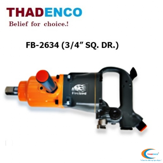 Súng xiết bu lông FIREBIRD FB-2634 (3/4") — Mô-men lớn, Ổn định cho công việc nặng