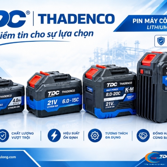 Pin Máy Siết Mở Bu Lông Ốc TDC – THADENCO